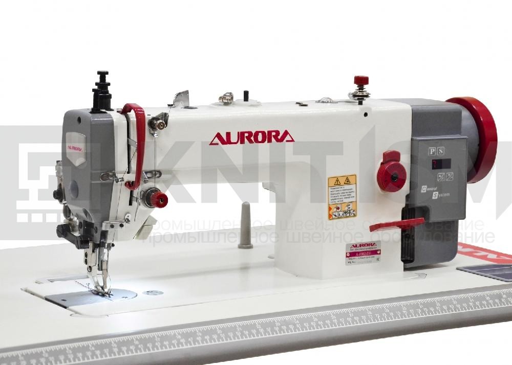 Прямострочная промышленная швейная машина с шагающей лапкой Aurora A-0302D-CX-L
