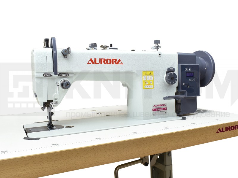 Прямострочная промышленная швейная машина с тройным продвижением Aurora A-0617D