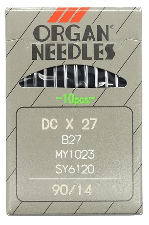 Игла Organ Needles DCx27 № 90/14 Ses легкие и средние материалы.
