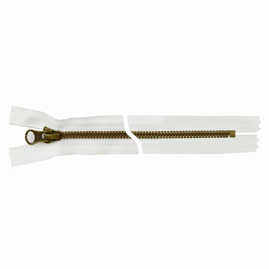 Молния трактор Metalux неразъем, Тип5, 20см, цв. Antique Gold, арт.501