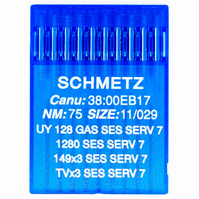 Иглы для пром.машины Schmetz UYx128GAS №75 Ses