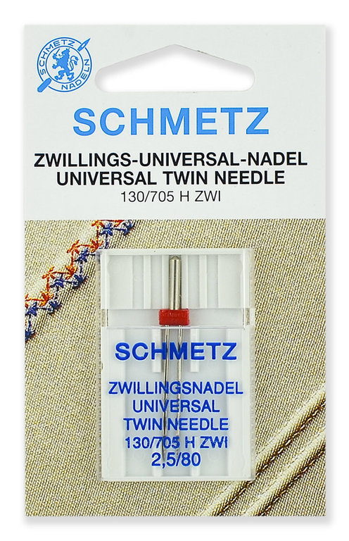 Иглы Schmetz Twin унив. №80/2,5