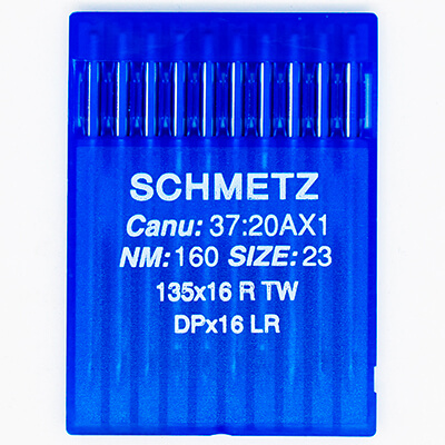 Иглы для пром.машины Schmetz DPx17 №160 кожа (LR)