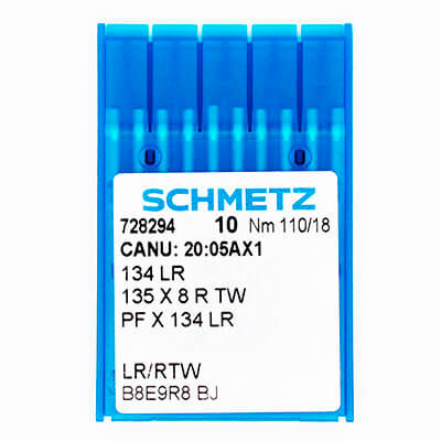 Иглы для пром.машины Schmetz DPx5 №110 кожа (LR)