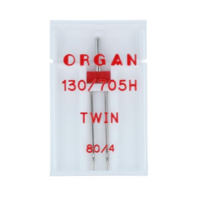 Иглы Organ Twin унив. №80/4,0